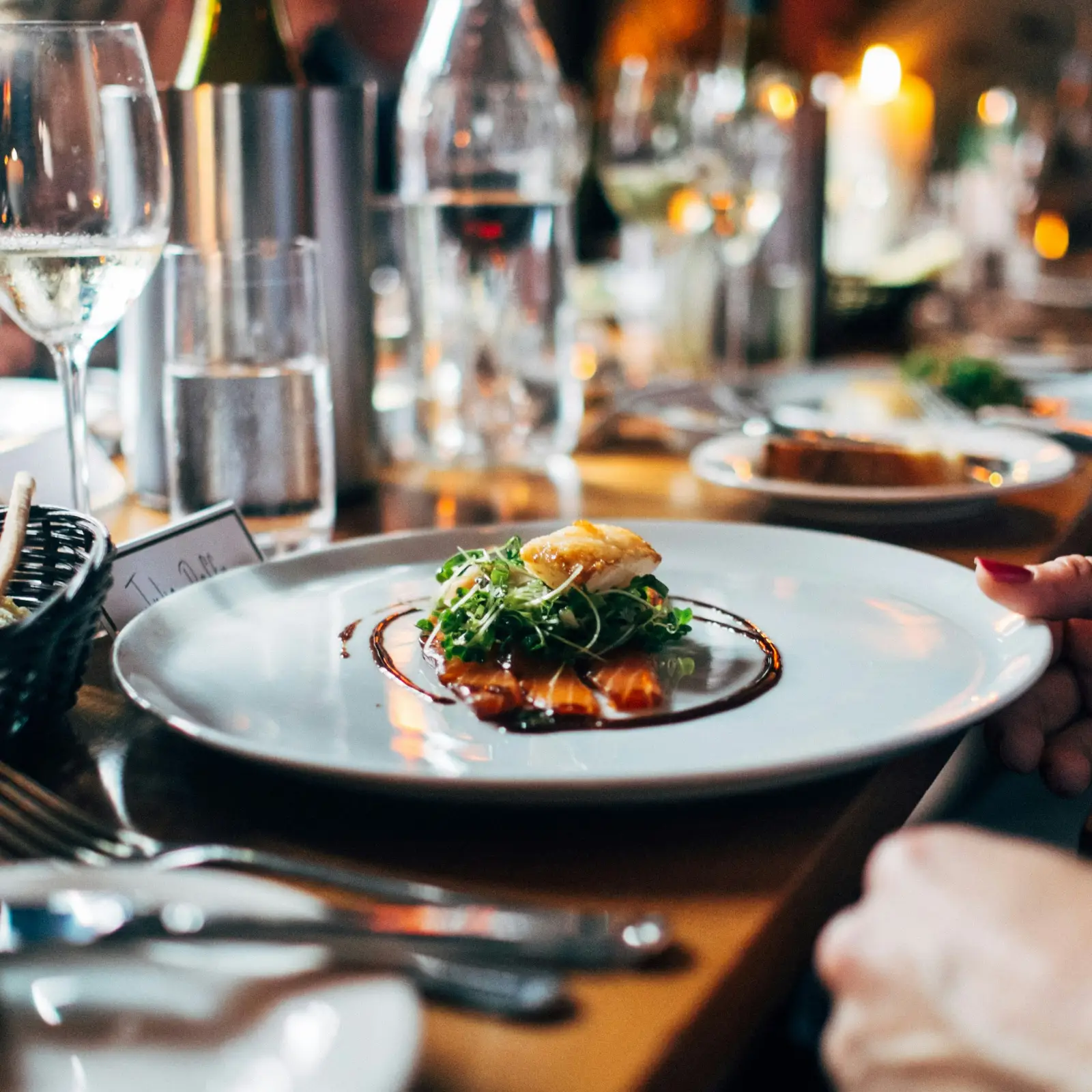 Avskild matsal för private dining